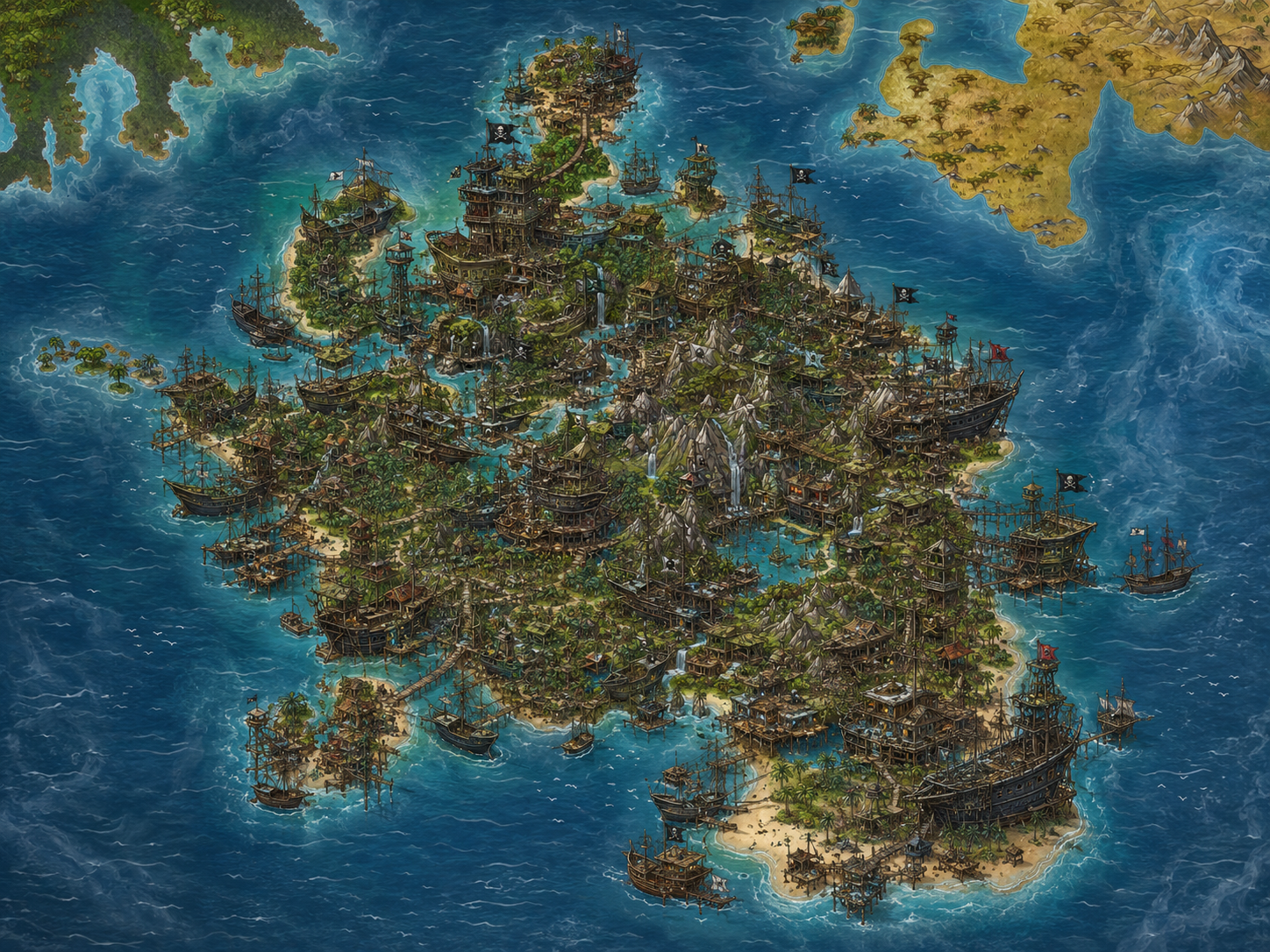 Map of the region