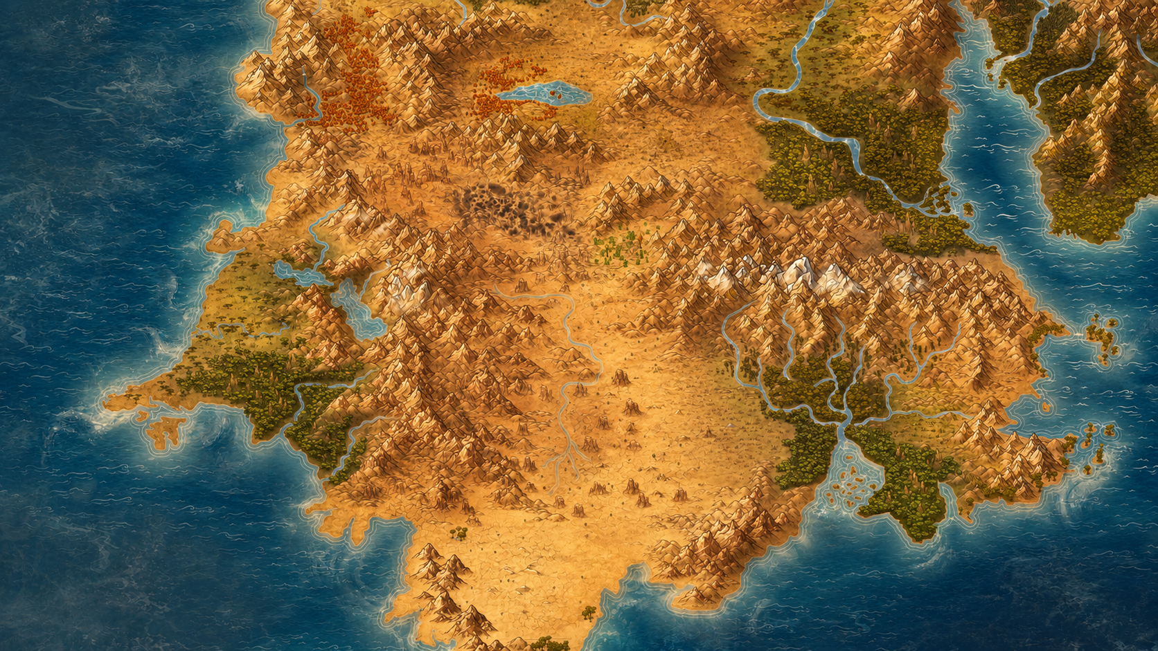 Map of the region