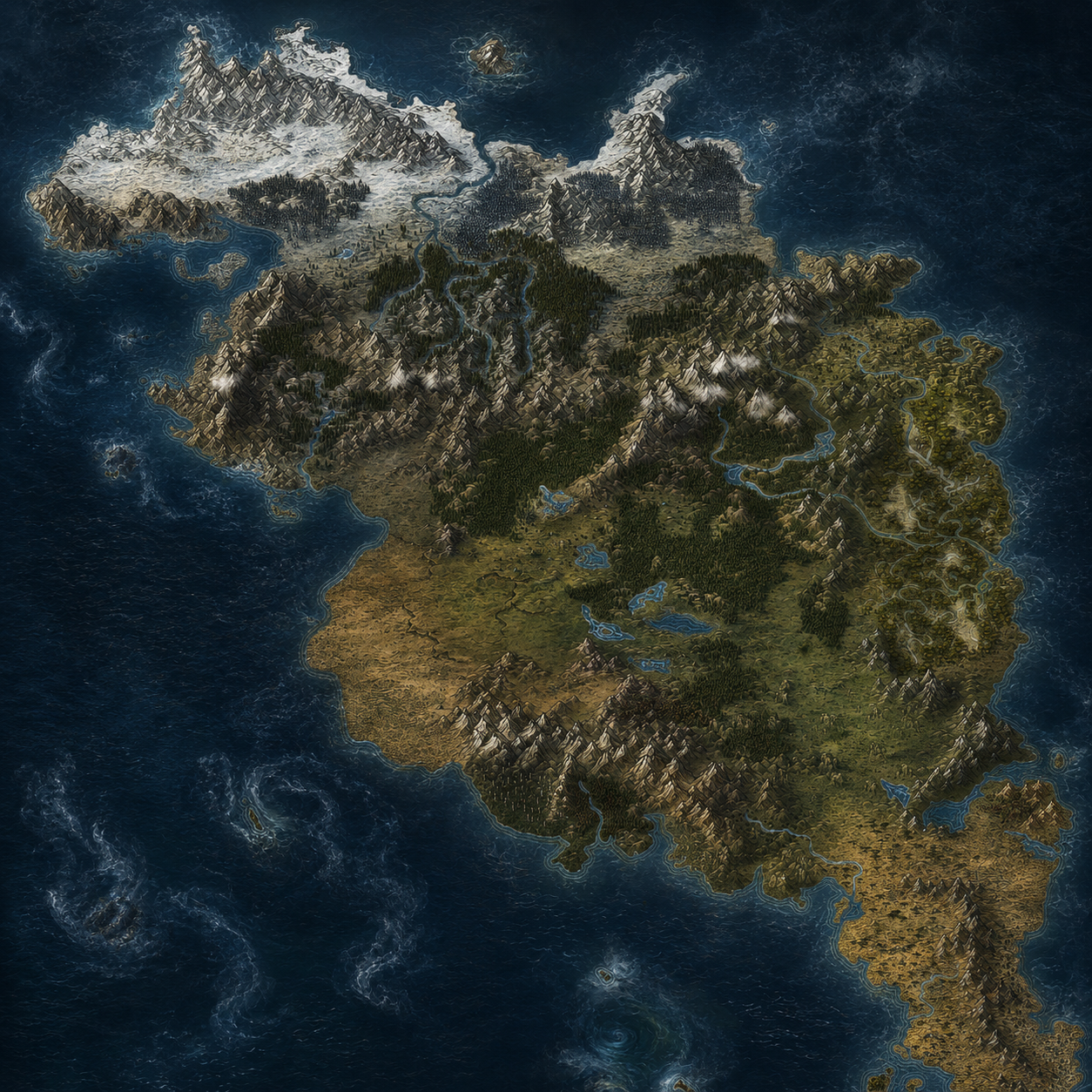 Political map of Meridia